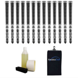 Golf Pride New Decade MultiCompound MCC Black Greppkit - 13 grepp, klämma, vätska, tejp, handduk